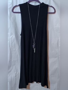 Heart Hips Black High Neck Top / Dress